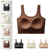 小胸聚拢分体游泳衣女水上乐园内搭胸罩带胸垫泳装 比基尼打底内衣