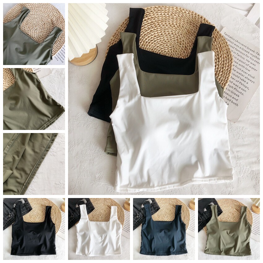 单件微胖泳衣女韩版潜水服小胸无钢托聚拢胸罩紧身背心比基尼上衣