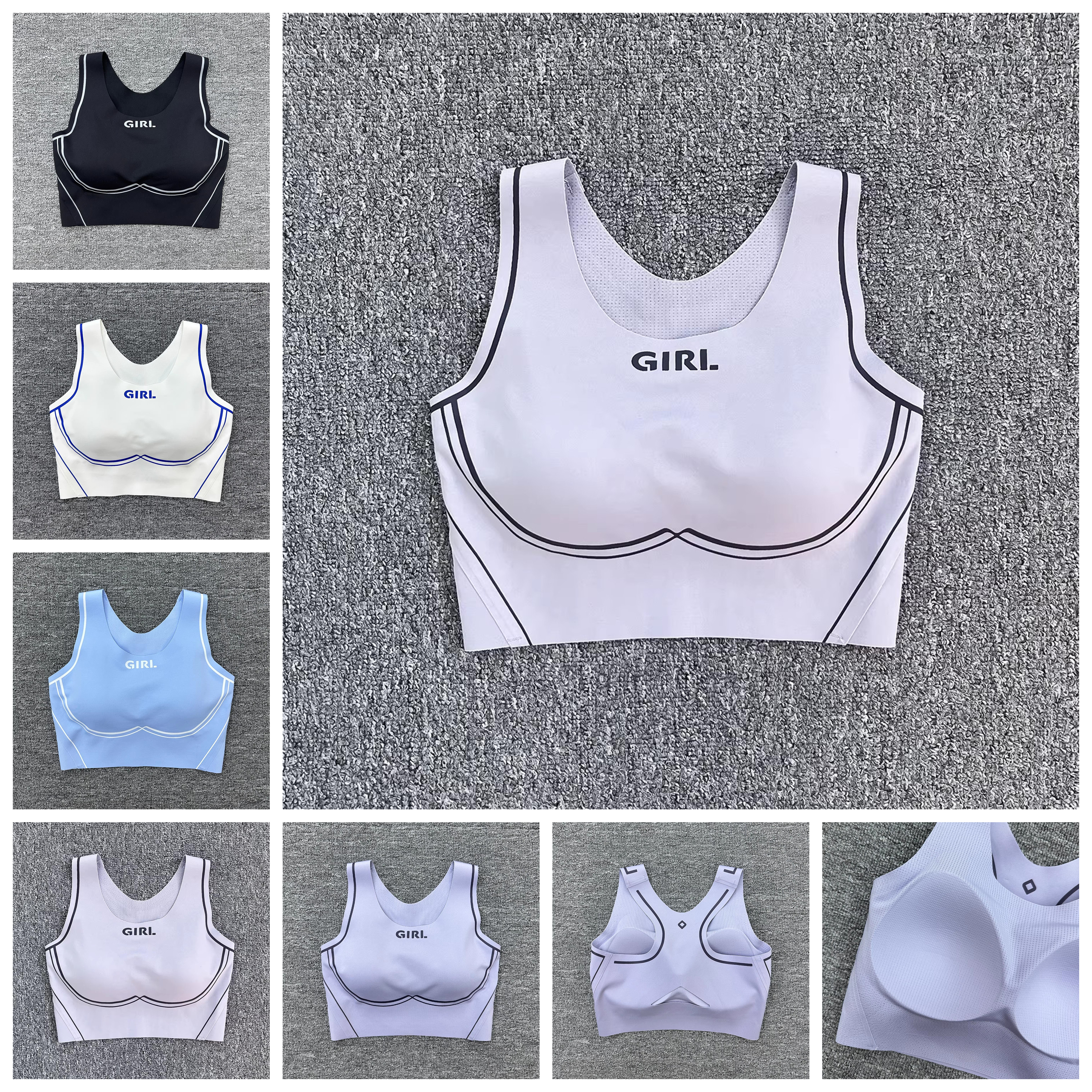 分体式带固定胸垫单件游泳背心女潜水上衣泡温泉外穿冲浪吊带泳装