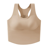 固定胸垫分体式 内搭潜水冲浪纯色运动外穿 泳衣女吊带打底背心短款