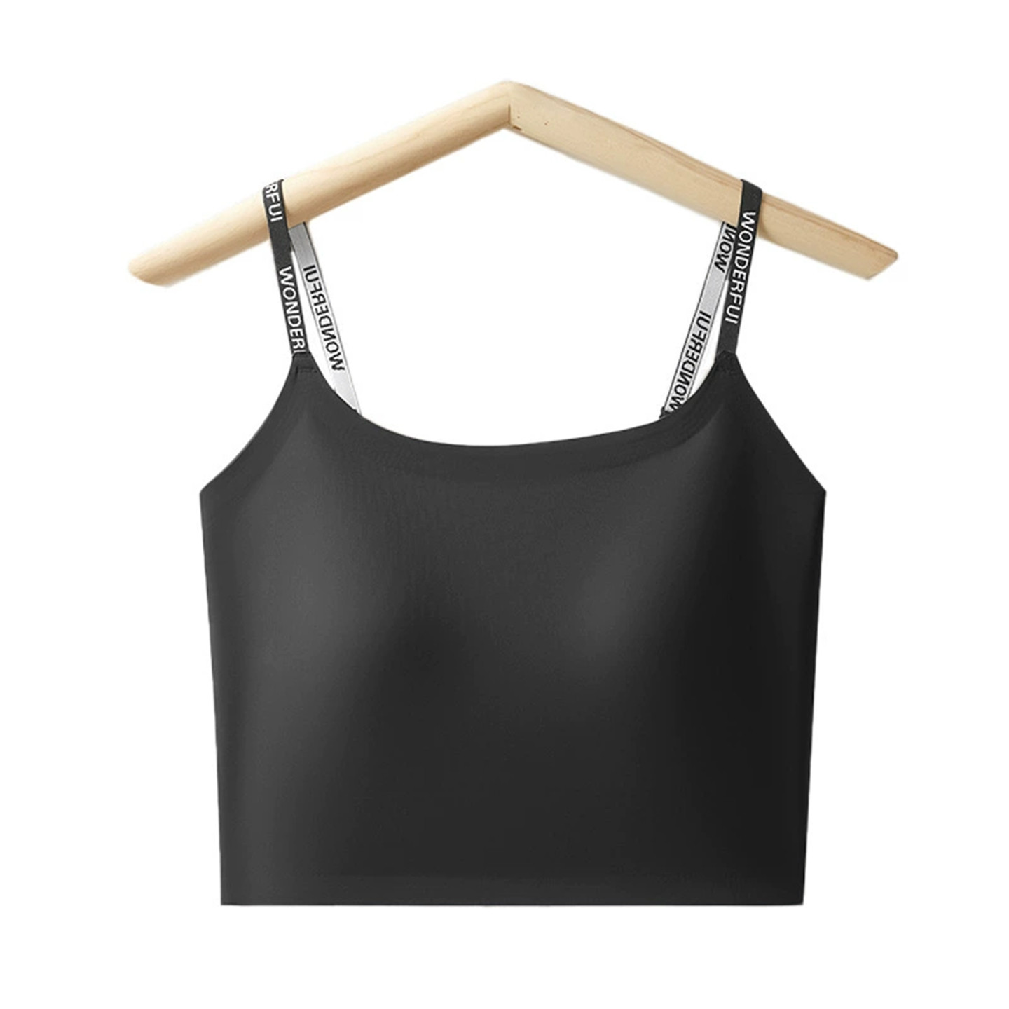 温泉度假潜水背心女士固定胸垫内衣性感美背单件运动健身游泳上衣