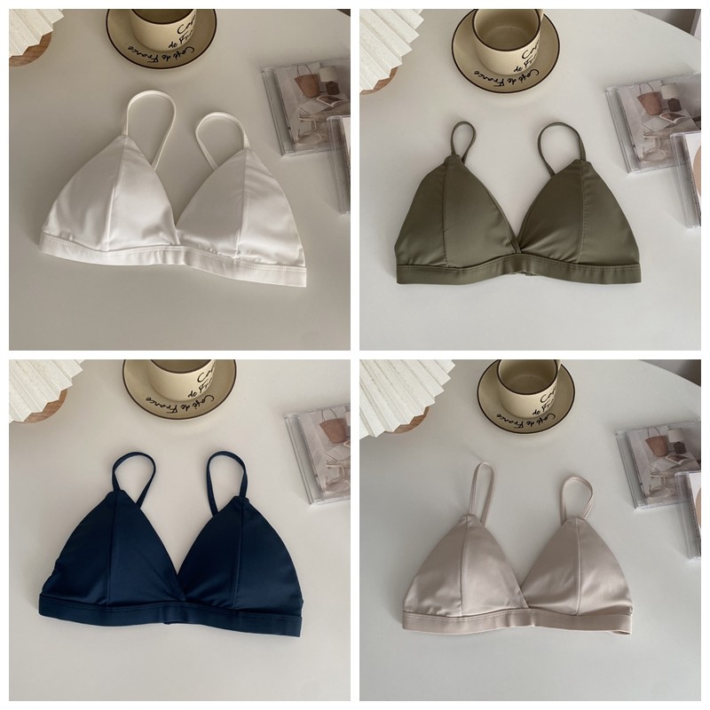 吊带泳衣女款分体游泳背心性感小胸聚拢打底比基尼显瘦泡温泉外穿