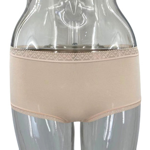 温代诗木代尔棉柔软透气舒适纯色女士内裤光滑亲肤花边三角裤1373