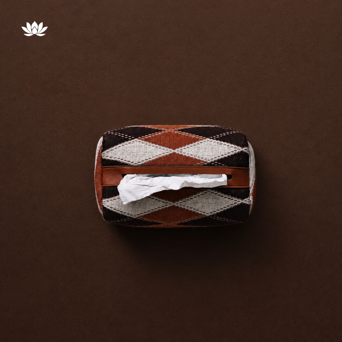 美式复古菱格车载纸巾盒扶手箱挂车用纸巾盒/套