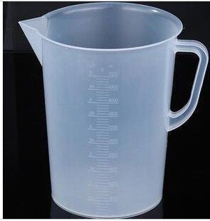 5000ml毫升塑料量杯 量筒 烧杯 带刻度 容量瓶 5L量杯