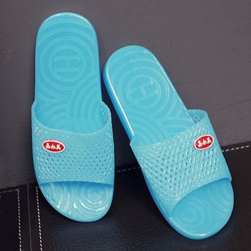 家居老式水晶硬底塑料洗澡凉拖鞋