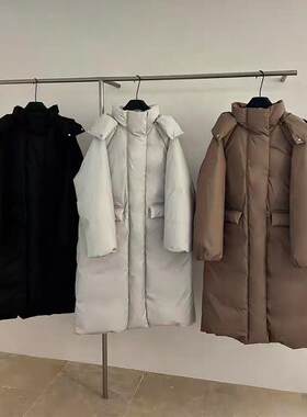 2024新款加厚保暖白鸭绒羽绒服