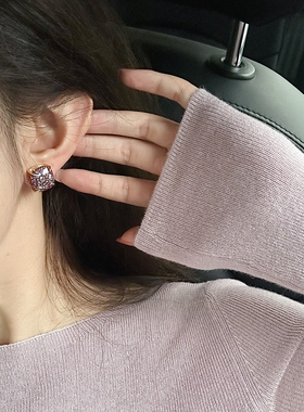 美国〓K家〓 SAMALL SQUARE STUDS 星空系列 耳钉 补货