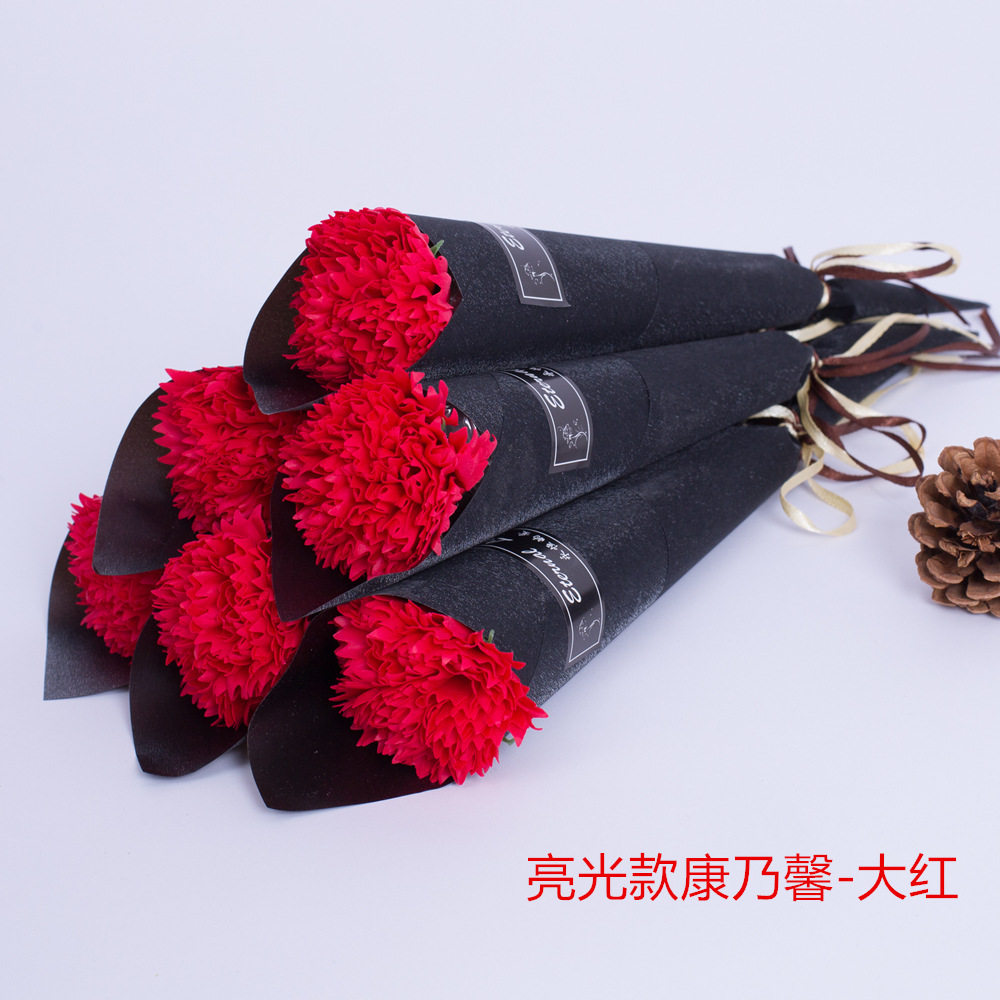 香皂花康乃馨玫瑰单支肥皂花妇女母亲节情人节教师节创意活动礼品