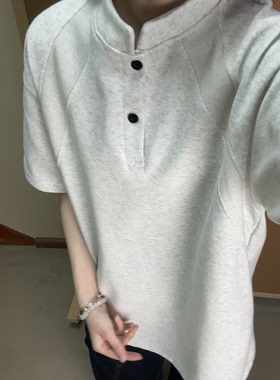 夏季男休闲亨利领男士短袖T恤 DT2601/P20