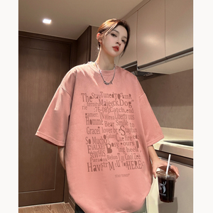 夏季休闲宽松情侣短袖T恤潮 DT2503/P25 控39图片