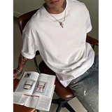 单件独立包装220克纯棉白色光板短袖T恤DT2200/特批11，男装T恤，电商C413