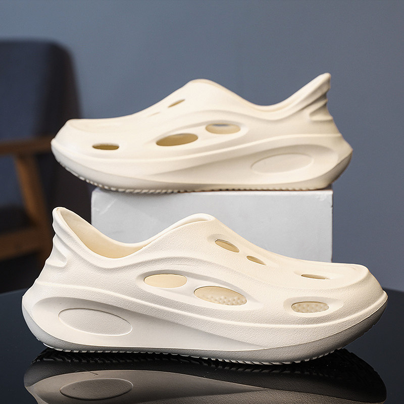 洞洞鞋男士夏季外穿大码青少年防滑防臭户外开车钓鱼包头沙滩凉鞋,流行男鞋,洞洞鞋,淘宝优惠券,粉丝福利购,淘宝优惠卷