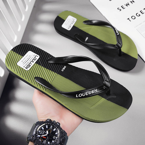 人字拖男2026新款夏季潮流外穿个性耐磨防滑防臭室外沙滩男士拖鞋
