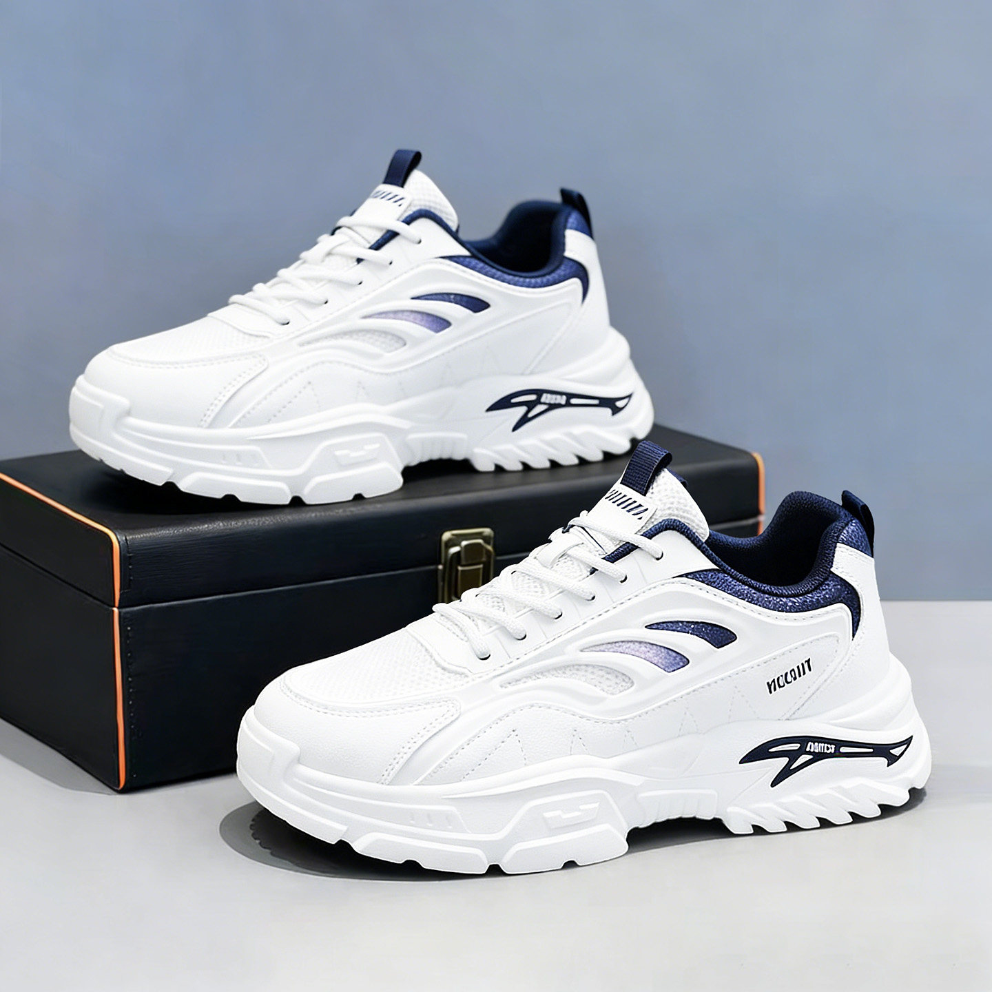 超火爆款男鞋春季2026新款运动学生休闲增高潮流白色百搭老爹潮鞋,流行男鞋,老爹鞋,淘宝优惠券,粉丝福利购,淘宝优惠卷