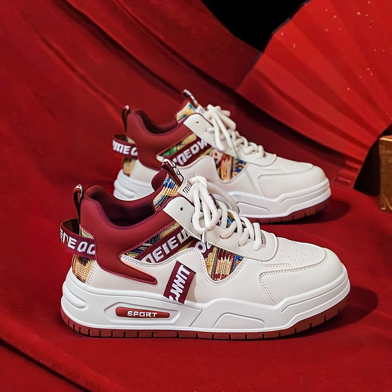 男鞋2026新款春季休闲运动软底潮牌高级感青少年学生爆款小白板鞋,流行男鞋,时尚休闲鞋,淘宝优惠券,粉丝福利购,淘宝优惠卷