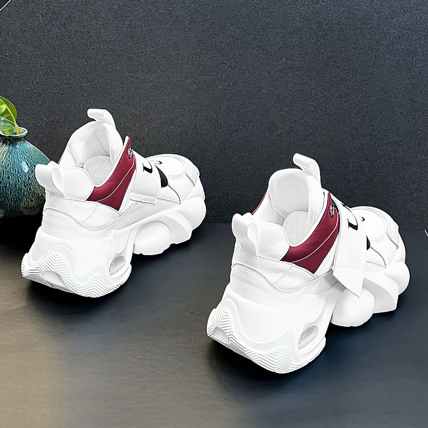 欧洲站男鞋冬季青少年增高学生运动休闲大码4546气垫白色老爹潮鞋,流行男鞋,时尚休闲鞋,淘宝优惠券,粉丝福利购,淘宝优惠卷