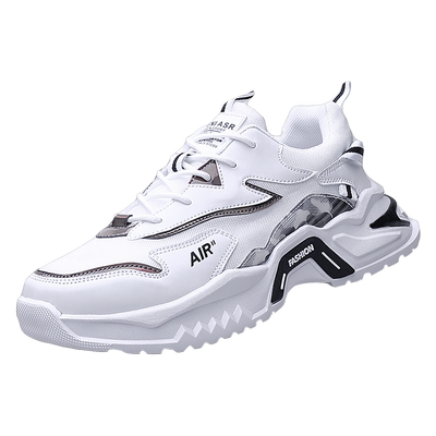 冬季男鞋2025新款男款潮流百搭运动休闲跑步学生小白老爹增高潮鞋