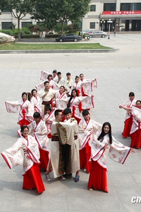 汉服女古装女春夏装汉服女仙气飘逸古风中国风学生改良学生演出服