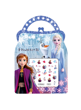 冰雪奇缘公主指甲贴美甲贴自粘