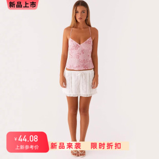 hirigin Sequin Halter Crop Tops for Women Y2k Pearl