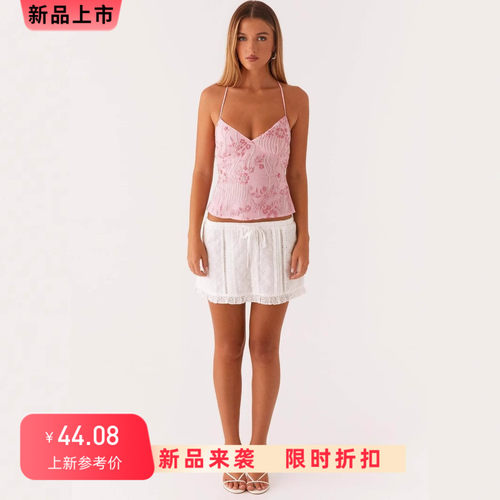 hirigin Sequin Halter Crop Tops for Women Y2k Pearl