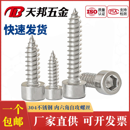 304不锈钢圆柱头音响自攻钉