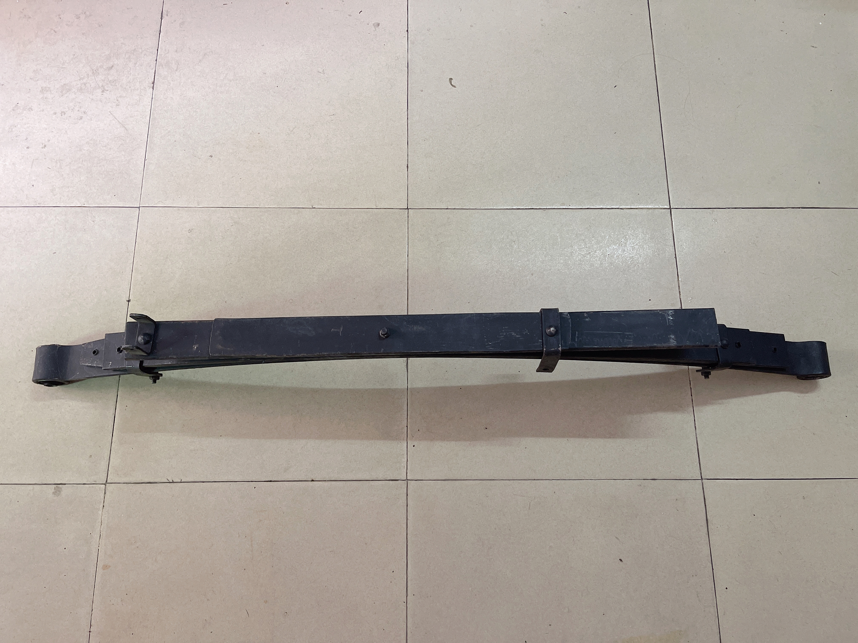 适用中兴大领主后桥钢板总成 后弹簧弹弓 皮卡加厚弓子板 后钢板