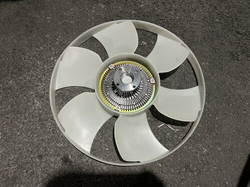 适用庆铃达咖硅油风扇耦合器总成 水箱风扇 散热器电子扇原厂配件