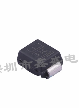 全新 P6SMB33CA 丝印33C 静电和浪涌保护TVS 封装SMB 咨询问价