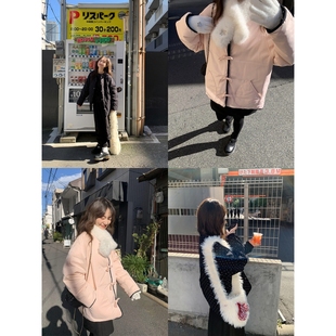 你好卡农 新中式正反两穿羽绒服女秋冬2024年新款小个子保暖外套