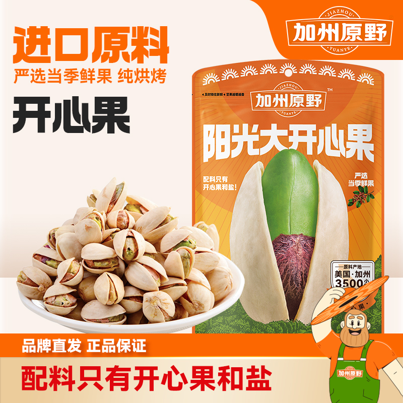 原味开心果100g休闲特产