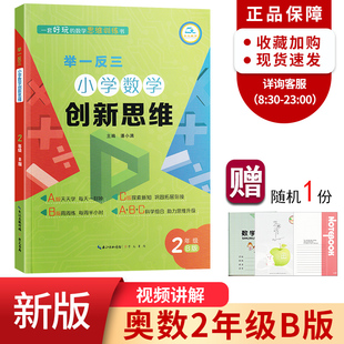 二年级B版 人教版 上下册 赠本 举一反三小学数学创新思维 小学生数学能力专项训练 基础提高试卷测试卷考卷配套练习题周周练