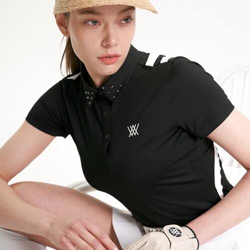 2026新款高尔夫女士短袖T恤透气速干吸汗翻领POLO衫百搭golf上衣
