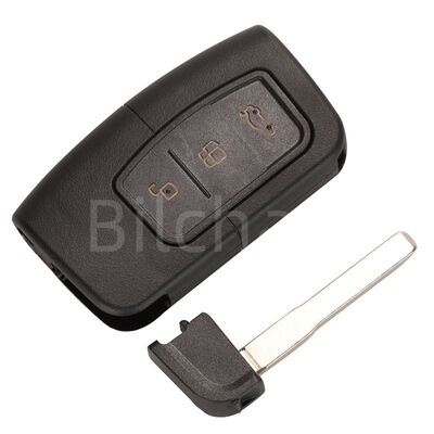 适用于3键福特福克斯蒙迪欧智能卡汽车钥匙替换壳 HU101胚