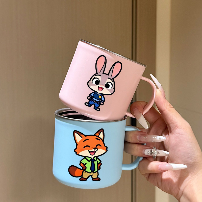 304不锈钢漱口杯食品级儿童加厚防烫家用洗漱杯卡通可爱兔子狐狸,家庭/个人清洁工具,洗漱杯,淘宝优惠券,粉丝福利购,淘宝优惠卷
