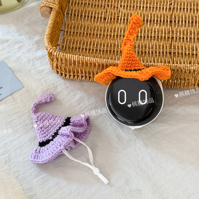 蔚来汽车nomi帽子毛线针织万圣节巫师帽ET5EC6ES8机器人装饰配件