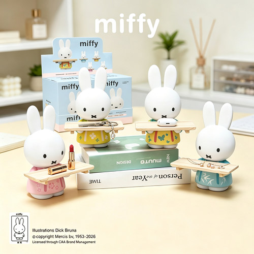 正版miffy米菲唐风系列托盘盲盒