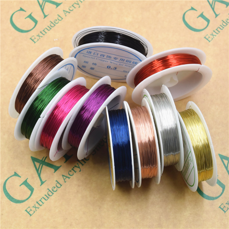 diy手工制作串珠蝴蝶结铜丝线