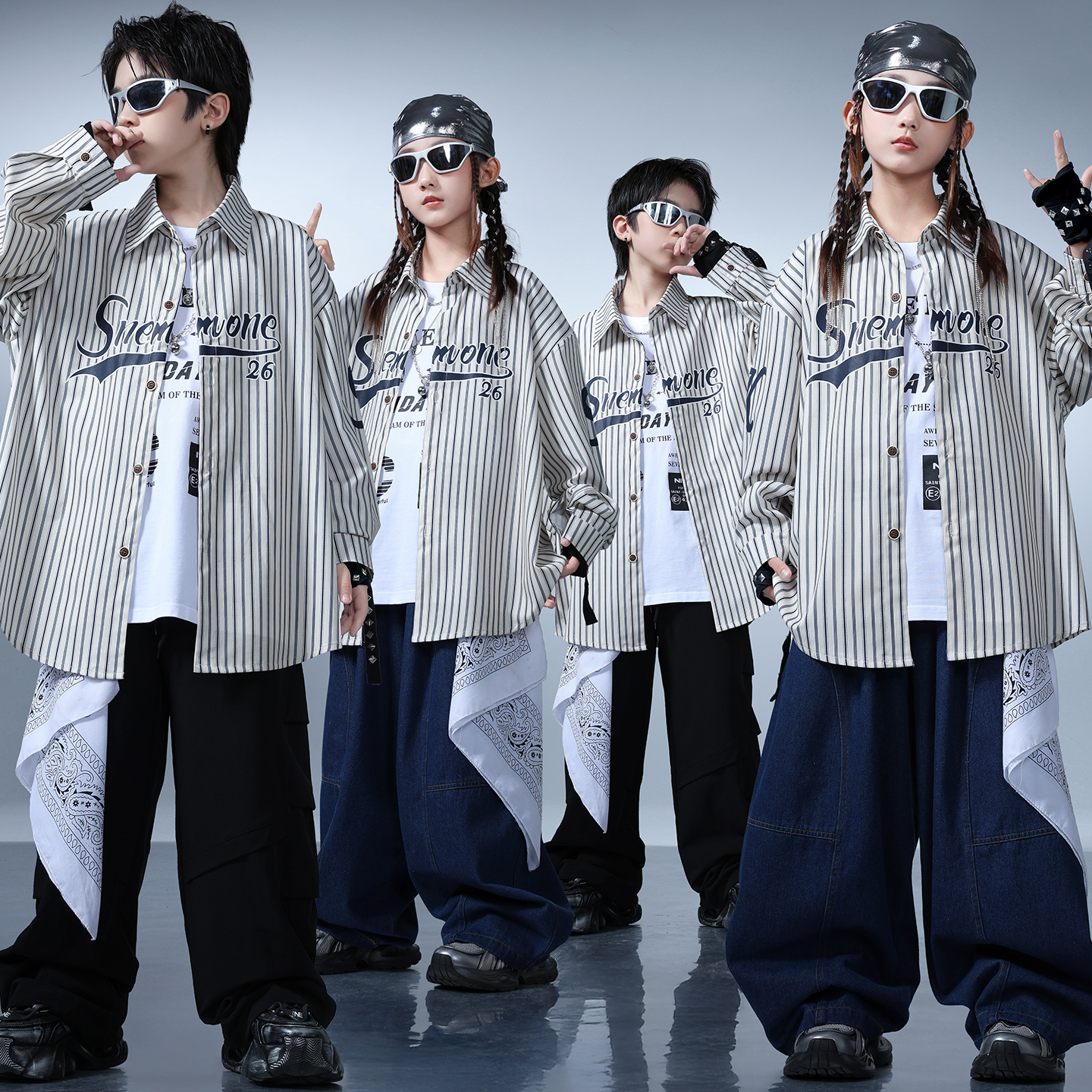 儿童街舞潮服套装嘻哈hiphop新款
