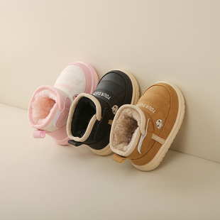 全尺码一个价！2025儿童防滑加绒雪地靴