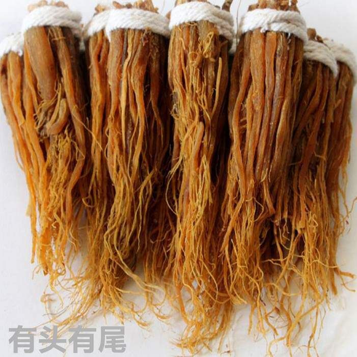 正宗【送人参】东北长白山人参红参须正宗高丽参须新货生晒参人参