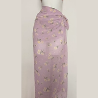 Сиреневый, шифоновый, длинный