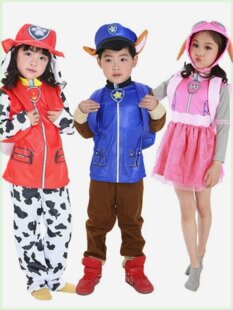 汪汪队cosplay儿童节狗狗巡逻队cos服PAW Patrol表演服装派对服装