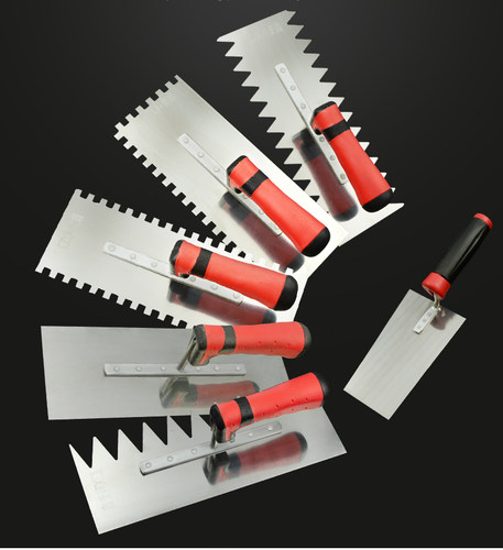 不锈钢带齿瓦工贴地工具抹泥刀