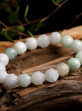 天然翡翠手链 翡翠玫瑰花玉石手串手饰品时尚男女情侣款 厂家直销