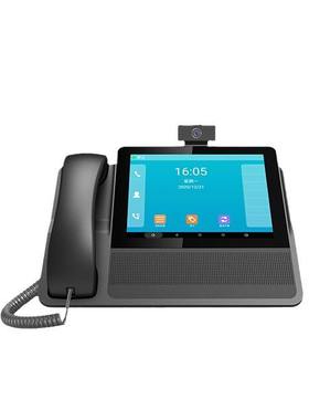 8寸高清音视频会议可视电话6条sip线路PSTN/VOIP办公IP商务电话