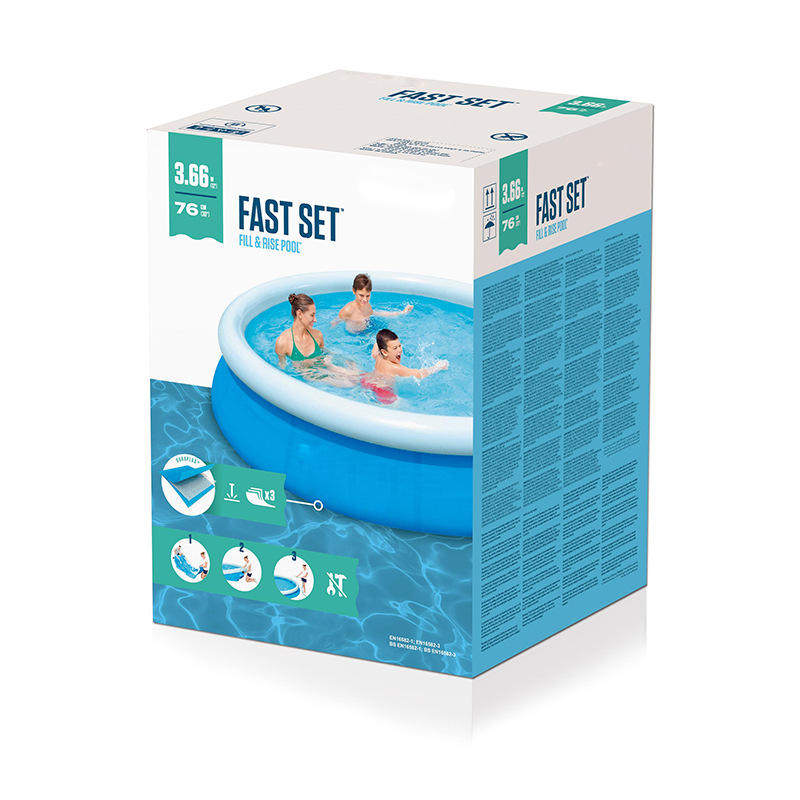 Bestway 57273家庭用大型游泳池 成人儿童加厚顶圈充气户外戏水池