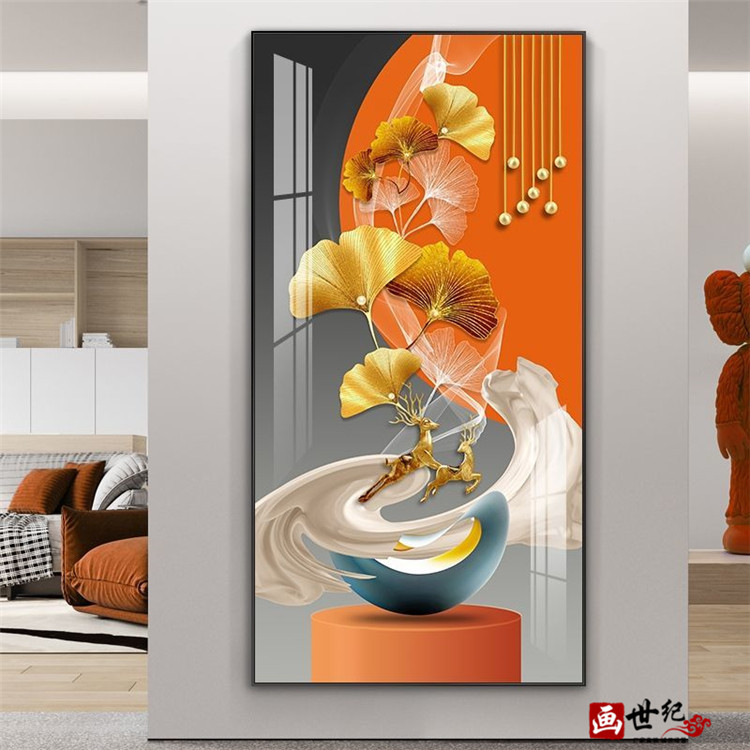 画世纪玄关装饰画现代简约挂画