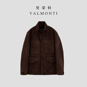 Valmonti肯尼亚男士 秋冬反绒拆卸羽绒M65旅行者休闲皮衣外套25033
